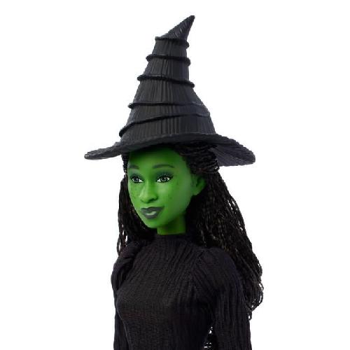 Poupee Mattel-Wicked-Poupée Elphaba chantante avec habillages et accessoires - Wicked - HYM40