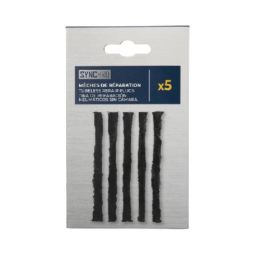 Kit Reparation Pneu - Outil Reparation Pneu Meches de reparation tubeless x5 SYNCHRO