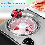 Sorbetiere - Machine A Glace MEDION Sorbetiere et yaourtiere électrique en aluminium avec compresseur. machine a glace d'une capacité d'1.5 litre (correspond a