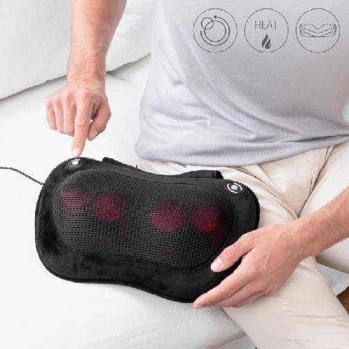 Appareil De Massage - Coussin De Massage MEDISANA MC 850 - Coussin de massage Shiatsu épaules. dos. jambes et cou - 2 vitesses - Fonction chaleur - Rembourrage flexible