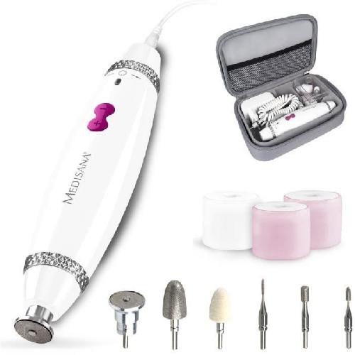Set Manucure-pedicure MEDISANA - MP 840 - Appareil pour manucure et pedicure - 3 niveaux de vitesse