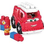 Vehicule - Engin Terrestre  A Construire MEGA BLOKS First Builders Lil'Vehicule Le camion de pompier - 6 blocs - 12 mois et +