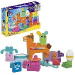 Jeu D'assemblage - Jeu De Construction - Jeu De Manipulation MEGA BLOKS-Les Musiciens de la Ferme-Jouet sensoriel -45 pcs- HPB46