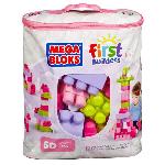 Mega Bloks - Sac Medium Rose 60 briques - Briques de construction - 12 mois et + DCH54