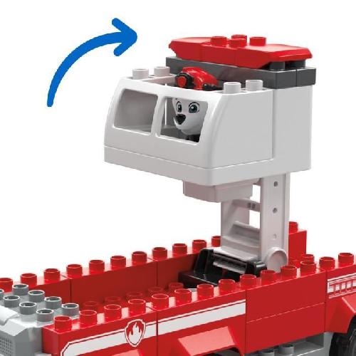 Vehicule - Engin Terrestre  A Construire Mega Bloks - Super Camion De Pompier Pat' Patrouille - Briques de construction - Des 3 ans
