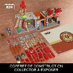 Jeu D'assemblage - Jeu De Construction - Jeu De Manipulation MEGA Coffret Relais Routier Red Rocket Fallout. 824 éléments. 2 Personnages articulés et Accessoires HXT00