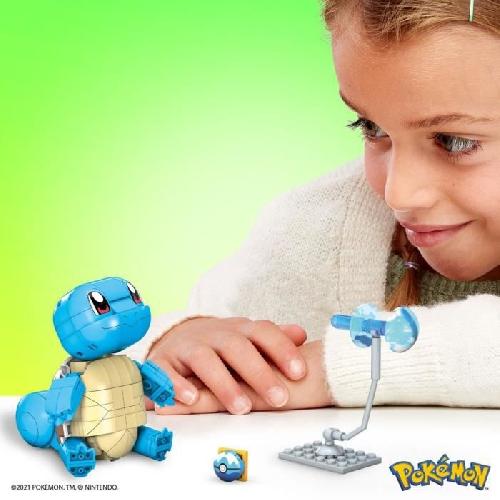 Jeu D'assemblage - Jeu De Construction - Jeu De Manipulation Mega Construx - Pokémon - Carapuce - jouet de construction - 7 ans et +