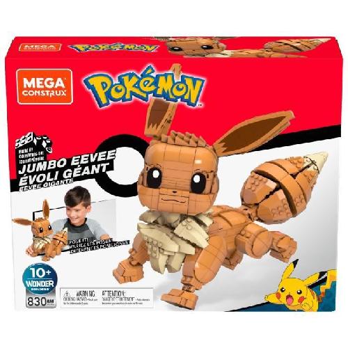 Jeu D'assemblage - Jeu De Construction - Jeu De Manipulation Mega Construx - Pokémon - Evoli Géant - jouet de construction - 7 ans et +