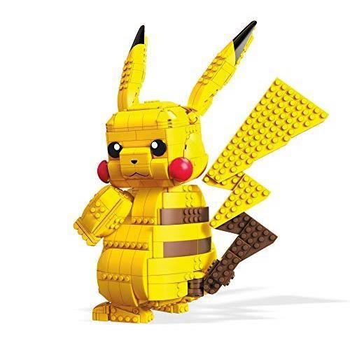 Jeu D'assemblage - Jeu De Construction - Jeu De Manipulation Mega Construx - Pokémon Pikachu Géant - Briques de construction - Des 8 ans FVK81