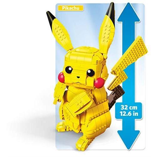 Jeu D'assemblage - Jeu De Construction - Jeu De Manipulation Mega Construx - Pokémon - Pikachu Géant - jouet de construction - 8 ans et +