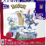 Mega Construx - Pokemon - Tiplouf Et Farfuret A La Neige - Construction - 6 Ans Et +