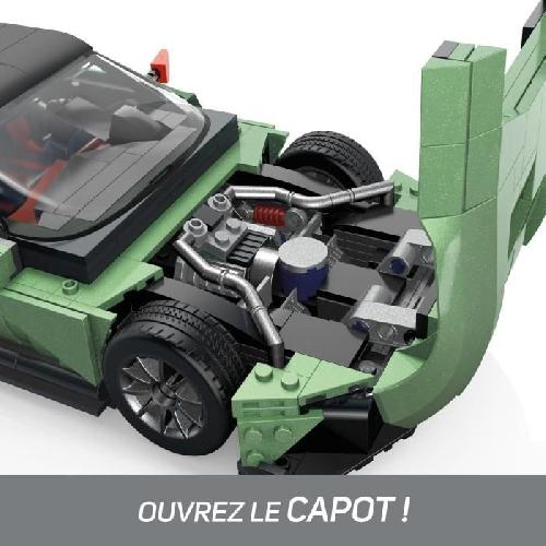 Jeu D'assemblage - Jeu De Construction - Jeu De Manipulation MEGA-Hot Wheels-Aston Martin Vulcan Kit de Construction (986 pieces) HMY97