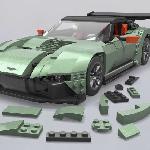 Jeu D'assemblage - Jeu De Construction - Jeu De Manipulation MEGA-Hot Wheels-Aston Martin Vulcan Kit de Construction (986 pieces) HMY97