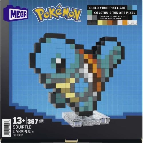 Jeu D'assemblage - Jeu De Construction - Jeu De Manipulation MEGA-Pokémon-Carapuce-Coffret de construction rétro 367 pieces - MEGA Pokémon - HTH77