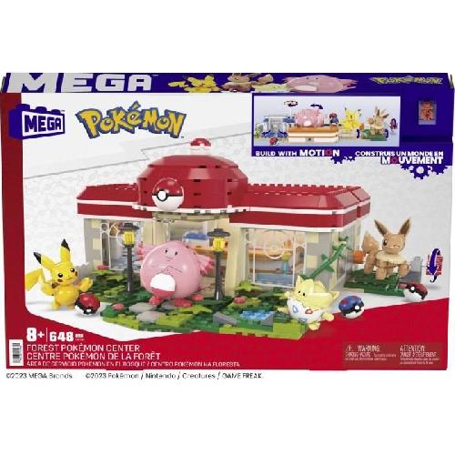 Jeu D'assemblage - Jeu De Construction - Jeu De Manipulation MEGA Pokémon-Centre Pokémon de la Foret-Jouet a construire (648 pcs) HNT93