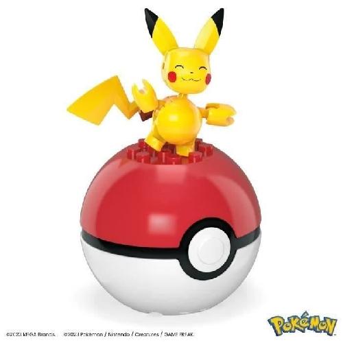 Jeu D'assemblage - Jeu De Construction - Jeu De Manipulation MEGA-Pokémon-Coffret construction 4 figurines et 1 Poké Ball (79 pcs) HPX92