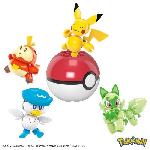 Jeu D'assemblage - Jeu De Construction - Jeu De Manipulation MEGA-Pokémon-Coffret construction 4 figurines et 1 Poké Ball (79 pcs) HPX92