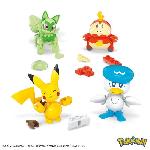 Jeu D'assemblage - Jeu De Construction - Jeu De Manipulation MEGA-Pokémon-Coffret construction 4 figurines et 1 Poké Ball (79 pcs) HPX92