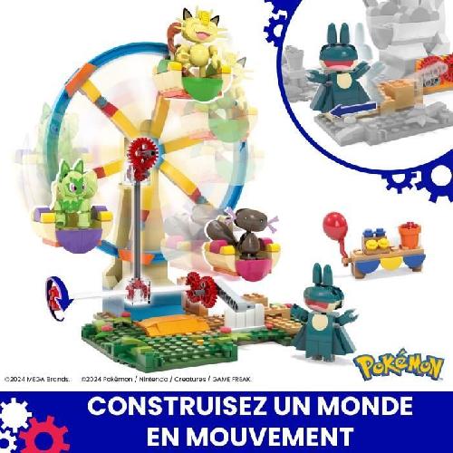 Jeu D'assemblage - Jeu De Construction - Jeu De Manipulation MEGA Pokémon-Coffret La Grande Roue-Jouet a construire HXF80