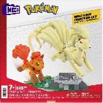 Jeu D'assemblage - Jeu De Construction - Jeu De Manipulation MEGA-Pokémon-Évolution Goupix-Coffret de 2 figurines et 145 pieces HTH79