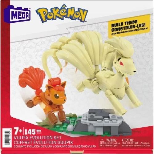 Jeu D'assemblage - Jeu De Construction - Jeu De Manipulation MEGA-Pokémon-Évolution Goupix-Coffret de 2 figurines et 145 pieces HTH79