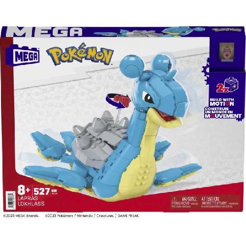 Jeu D'assemblage - Jeu De Construction - Jeu De Manipulation MEGA Pokémon-Lokhlass-Figurine articulée a construire (527 pcs) HKT26