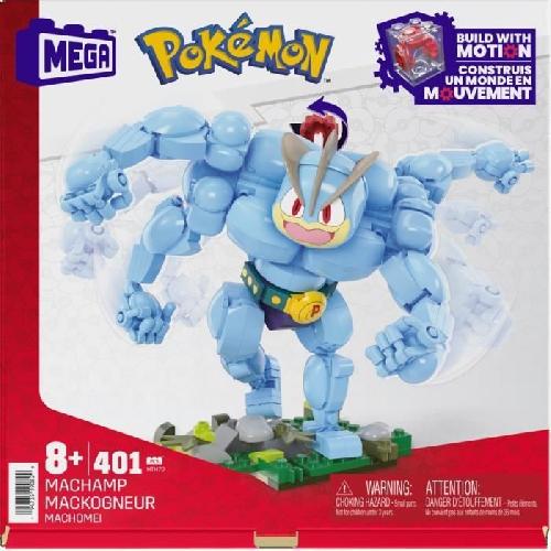 Jeu D'assemblage - Jeu De Construction - Jeu De Manipulation MEGA-Pokémon-Mackogneur-Figurine articulée 401 pieces HTH70