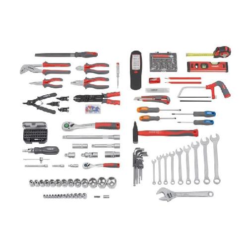 Pack Outil A Main MEISTER - Boite a outils 156 pieces