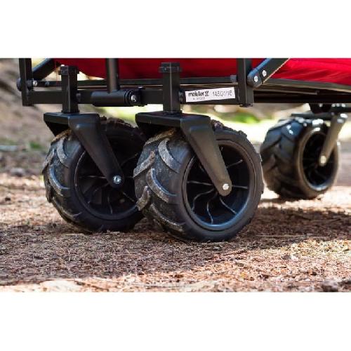 MEISTER Chariot pliable - Grands roues - 68 kg