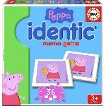 Jeux De Societe Mémoire Peppa Pig - EDUCA - Idendit - Forme des paires - Garçon et Fille - 3 ans et plus