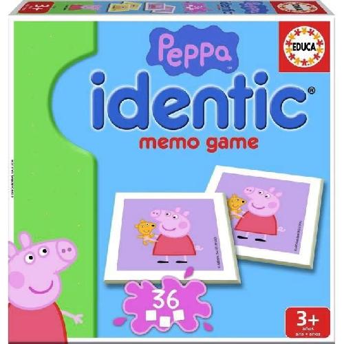 Jeux De Societe Mémoire Peppa Pig - EDUCA - Idendit - Forme des paires - Garçon et Fille - 3 ans et plus