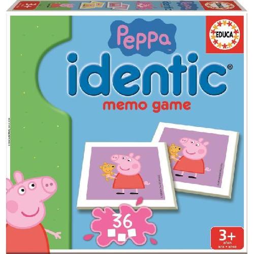 Jeux De Societe Mémoire Peppa Pig - EDUCA - Idendit - Forme des paires - Garçon et Fille - 3 ans et plus