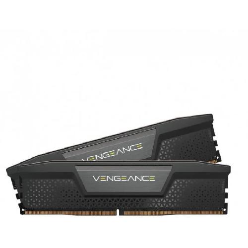 Carte Memoire - Memoire Flash Mémoire RAM - CORSAIR - Vengeance DDR5 - 16GB 2x8GB DIMM -5200MT/s - Intel XMP - 1.25V - Noir (CMK16GX5M2B5200C40)