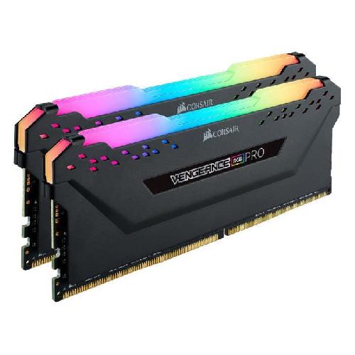 Vitre - Ecran Pour Tablette Tactile Mémoire RAM - CORSAIR - Vengeance RGB Pro DDR4 - 16GB 2x8GB DIMM - 3600 MHz  - CL18 - 1.35V - Noir (CMW16GX4M2D3600C)