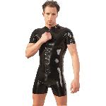 Dessous Men's Latex Playsuit S S