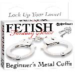 Menottes Beginners Metal Cuffs Fetish Fantasy - Pipedream