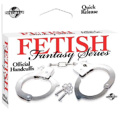 Menottes metal Official Handcuffs - Pipedream