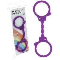Menottes pourpre en silicone