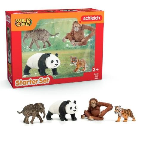 Figurine Miniature - Personnage Miniature Mes Premiers Animaux d'Asie. Figurines d'animaux. SCHLEICH 42736 Wild Life. des 5 ans