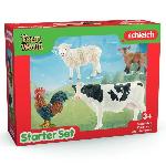 Figurine Miniature - Personnage Miniature Mes Premiers Animaux de la Ferme. Coffret schleich d'animaux. SCHLEICH 42729 Farm World. des 5 ans