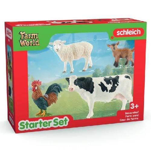 Figurine Miniature - Personnage Miniature Mes Premiers Animaux de la Ferme. Coffret schleich d'animaux. SCHLEICH 42729 Farm World. des 5 ans