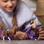 Figurine Miniature - Personnage Miniature Mes Premiers chevaux Paso Péruvien. Figurines 2 chevaux. SCHLEICH 42738 Horse Club. des 5 ans