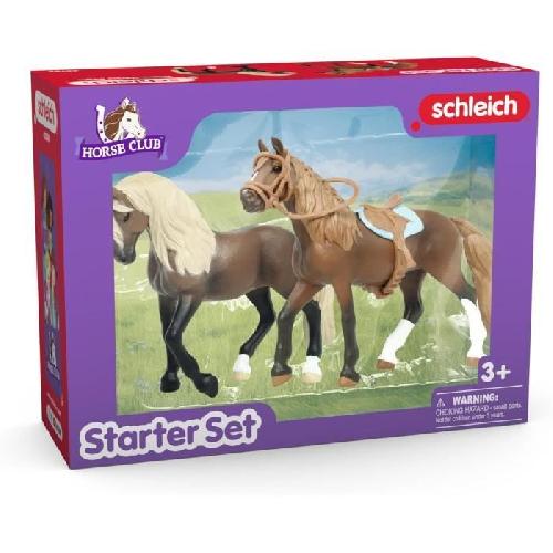 Figurine Miniature - Personnage Miniature Mes Premiers chevaux Paso Péruvien. Figurines 2 chevaux. SCHLEICH 42738 Horse Club. des 5 ans