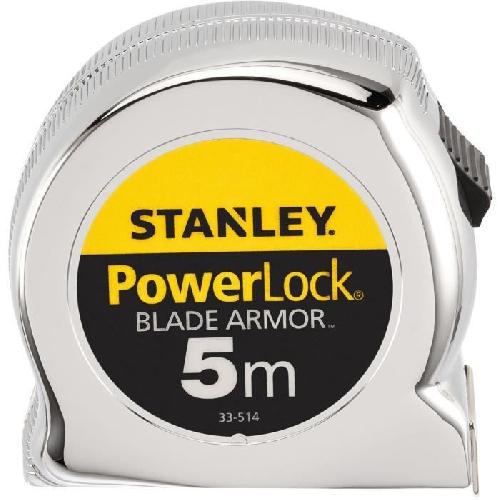 Longueur (metre - Ruban - Pige A Ruban) Mesure - STANLEY - 0-33-514 - Blade Armor - 5 m x 25 mm - Powerlock