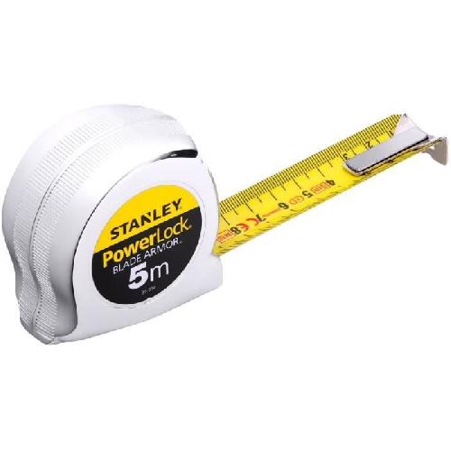 Longueur (metre - Ruban - Pige A Ruban) Mesure - STANLEY - 0-33-514 - Blade Armor - 5 m x 25 mm - Powerlock