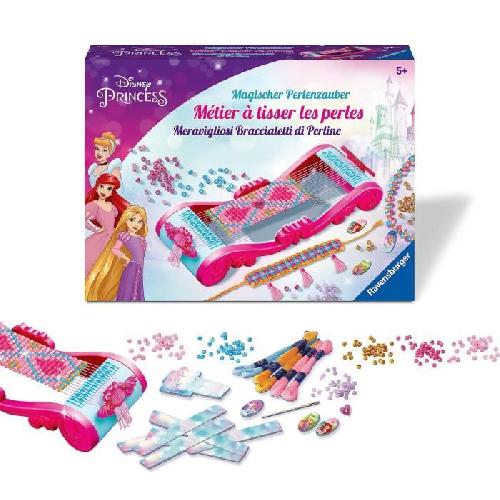 Metier A Tisser Les Perles - Machine A Enfiler Metier a tisser Disney Princesses - Creation mode - 00023540 - Des 5 ans