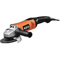 Meuleuse AEG - Meuleuse 125 mm. 1500 W. variateur de vitesse. écrou Fixtec. carter orientable sans outil. câble 4 m. LLO - WS15-125SXE