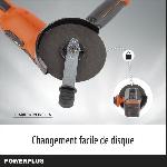 Meuleuse Meuleuse d'angle sans fil de 20V - Dual Power - POWDP35100 - Disque Abrasif O115mm - Compacte - sans batterie ni chargeur