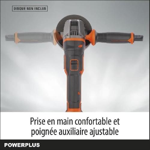 Meuleuse Meuleuse d'angle sans fil de 20V - Dual Power - POWDP35100 - Disque Abrasif O115mm - Compacte - sans batterie ni chargeur