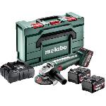 Meuleuse Meuleuse d'angle sans fil - METABO - W 18 L 9-125 Quick - 18 V - MetaBOX 165 L